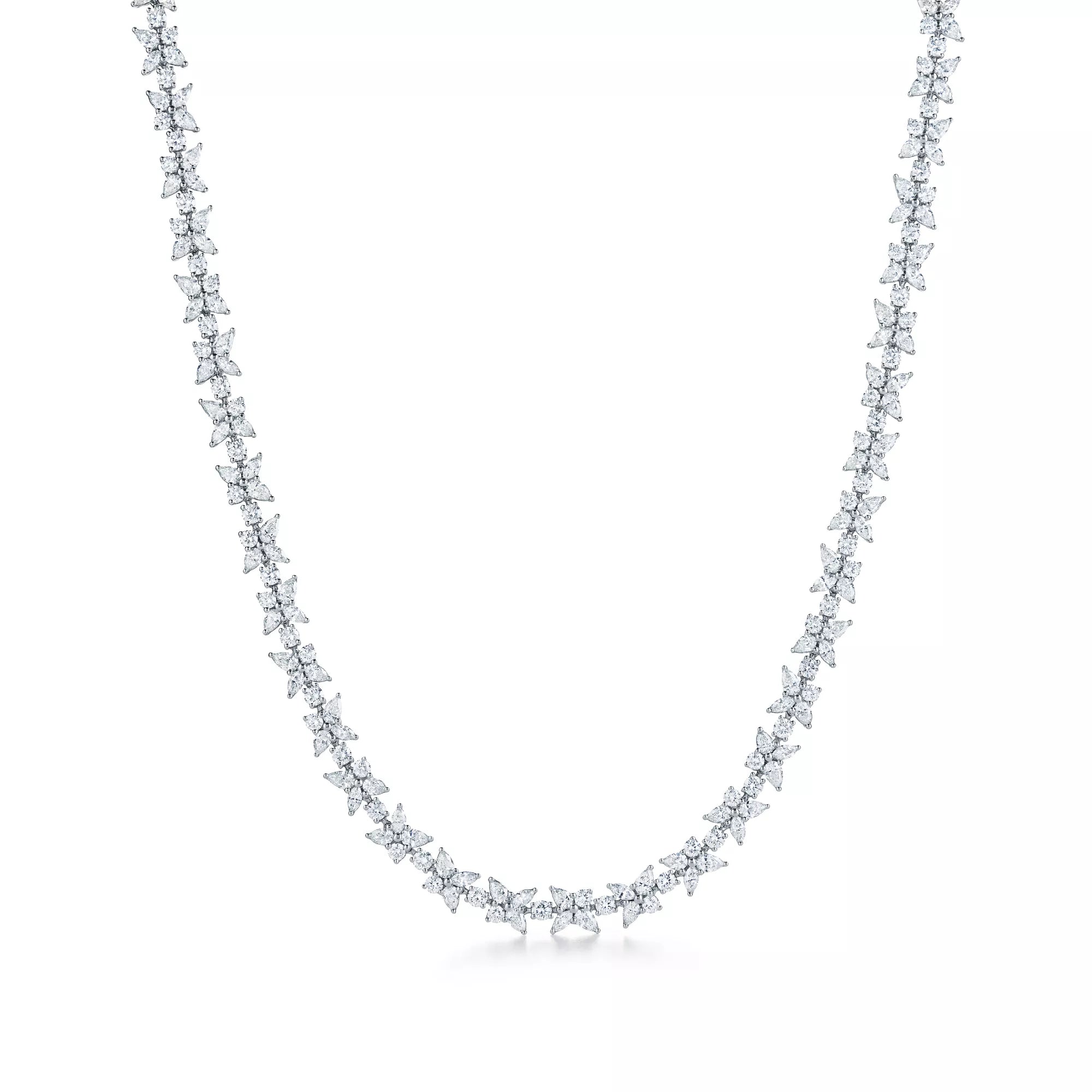 Carave Paris Floral Radiance Tennis Necklace