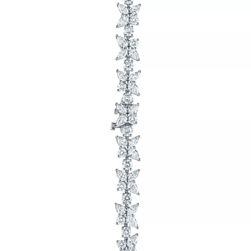 Carave Paris Floral Radiance Tennis Necklace