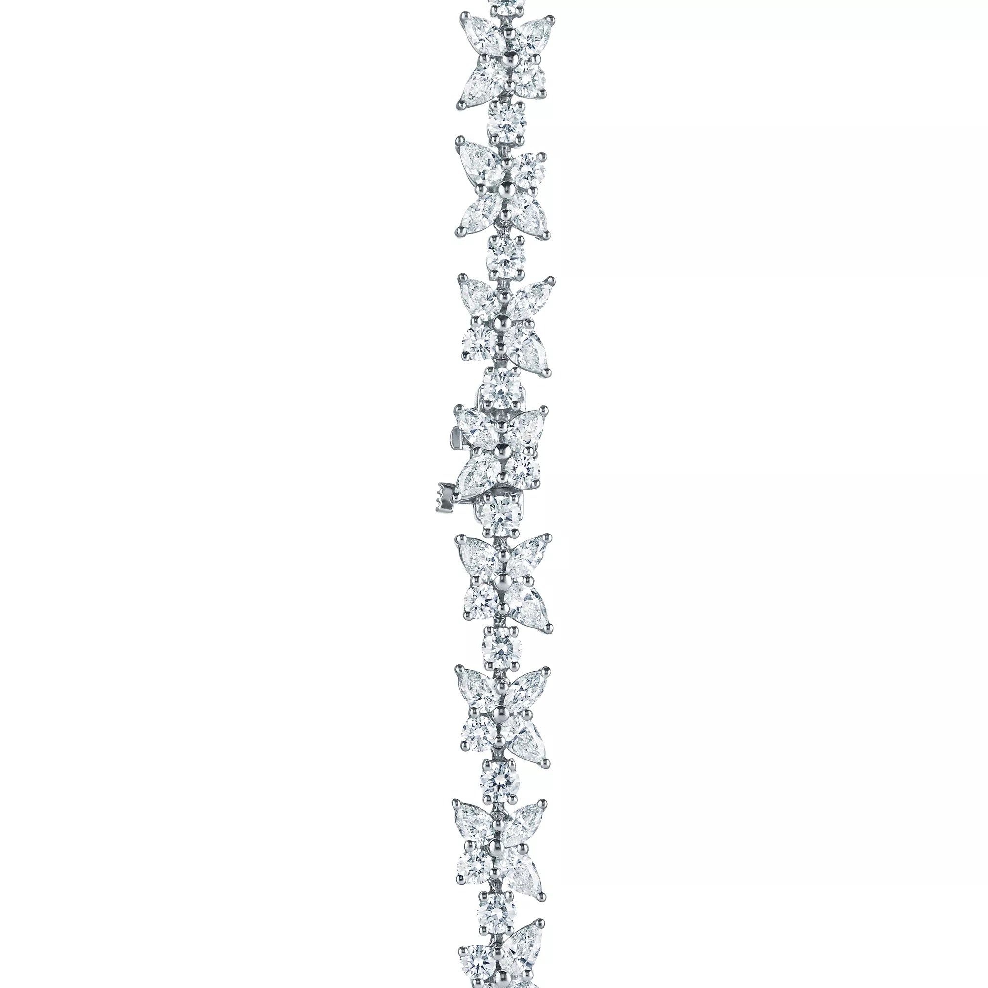 Carave Paris Floral Radiance Tennis Necklace
