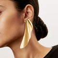 Carave Paris Fluid Wave Sculptural Earrings