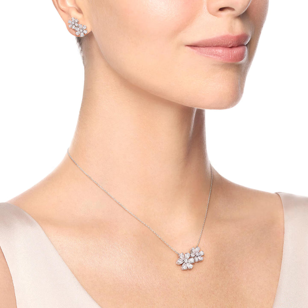 Carave Paris Forget Me Not Diamond Twin Earrings