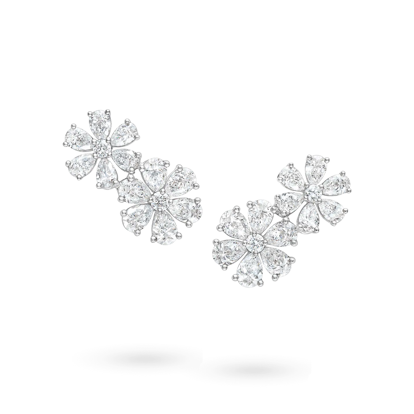 Carave Paris Forget Me Not Diamond Twin Earrings