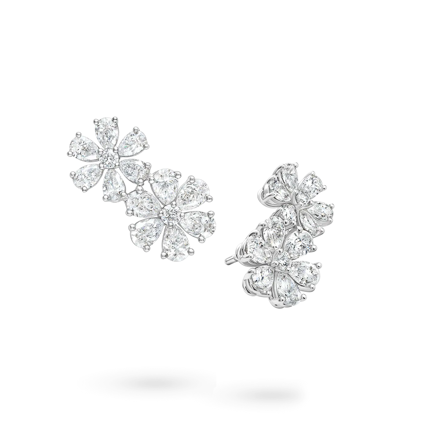 Carave Paris Forget Me Not Diamond Twin Earrings