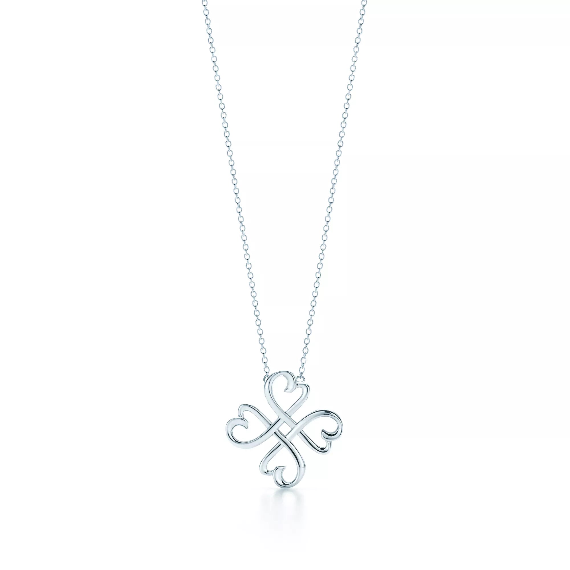 Carave Paris Four Heart Clover Pendant Necklace