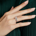 Carave Paris Geometric Cross Diamond Ring