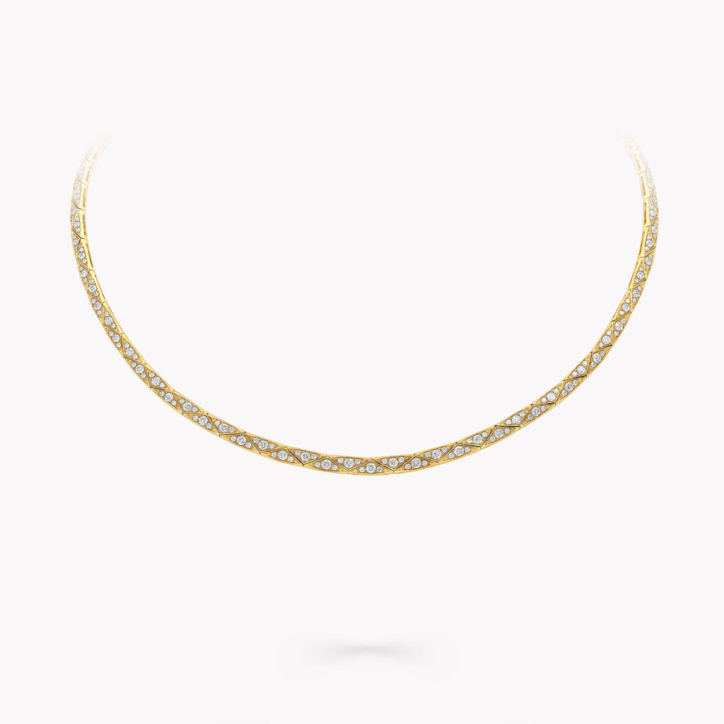 Carave Paris Geometric Diamond Collar Necklace