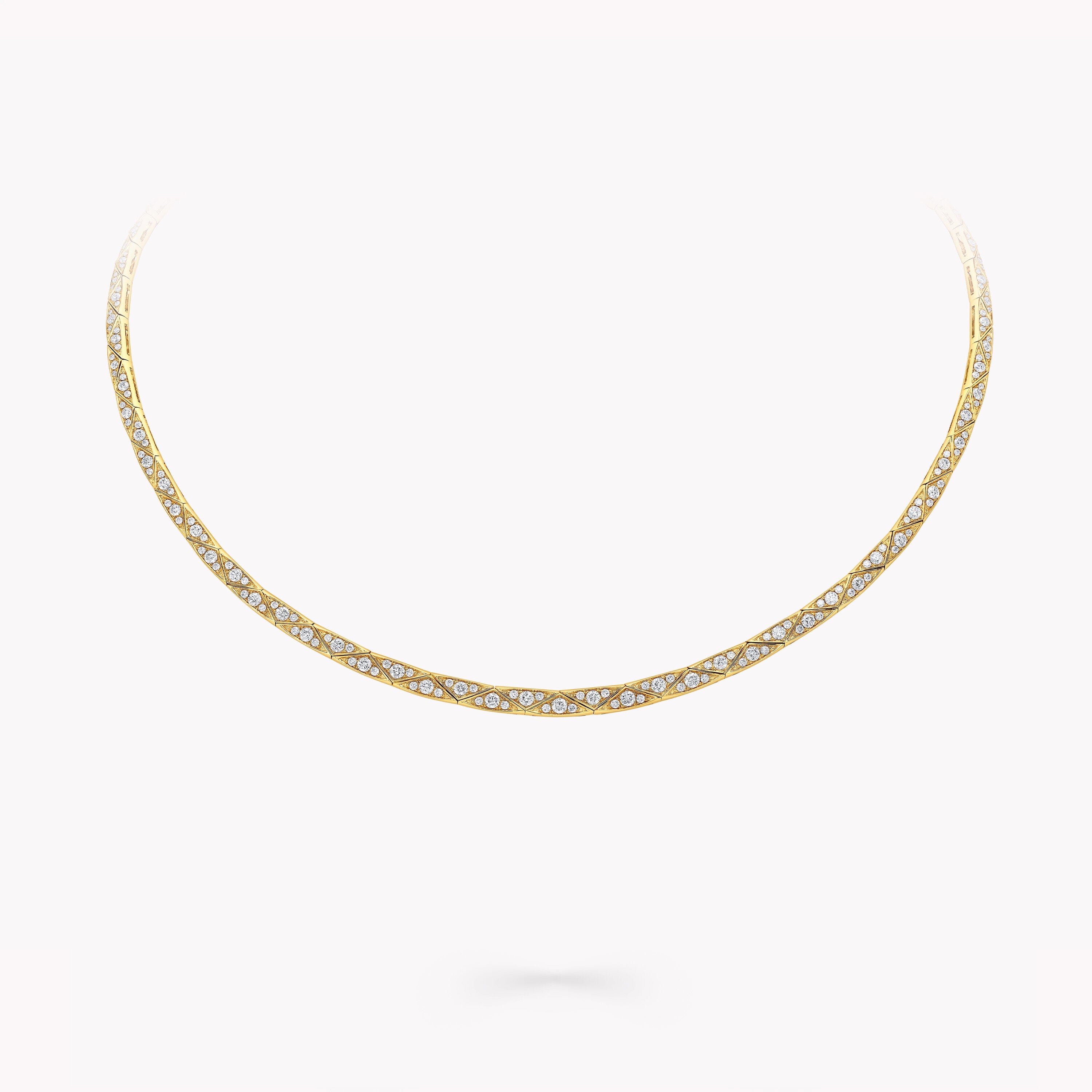 Carave Paris Geometric Diamond Collar Necklace