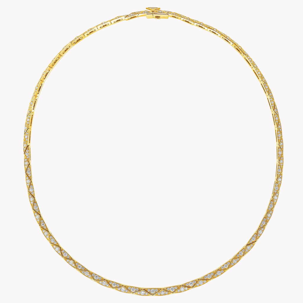 Carave Paris Geometric Diamond Collar Necklace