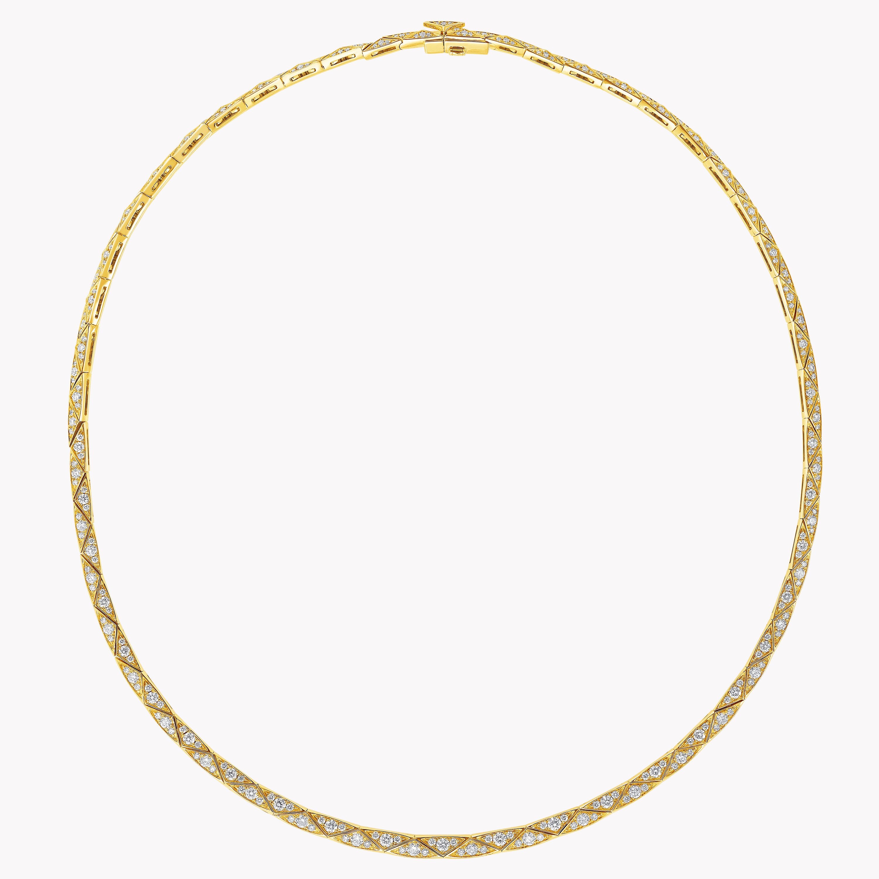 Carave Paris Geometric Diamond Collar Necklace