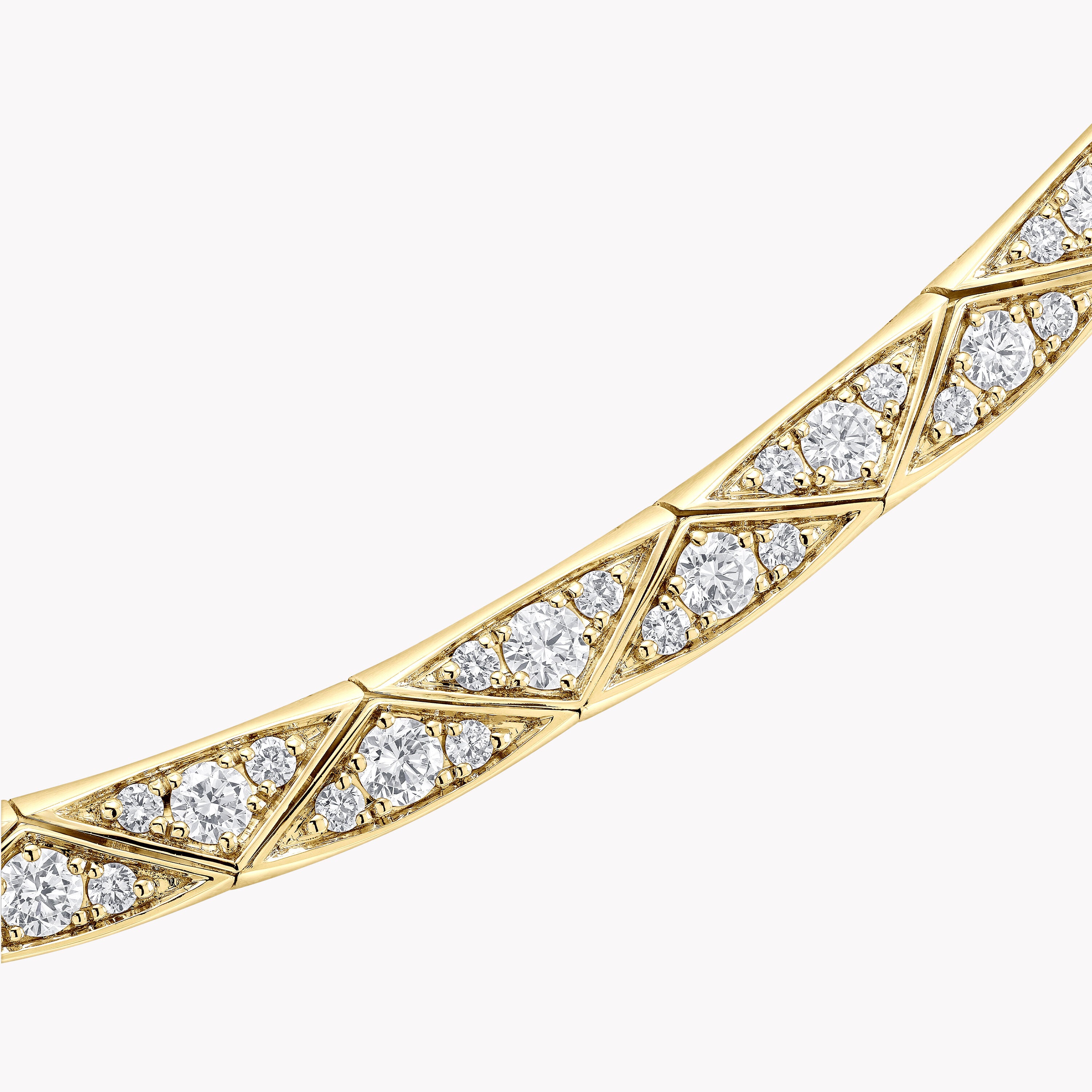 Carave Paris Geometric Diamond Collar Necklace