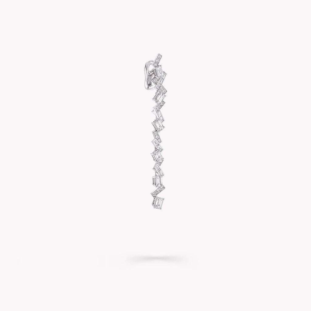 Carave Paris Geometric Diamond Drop Earrings