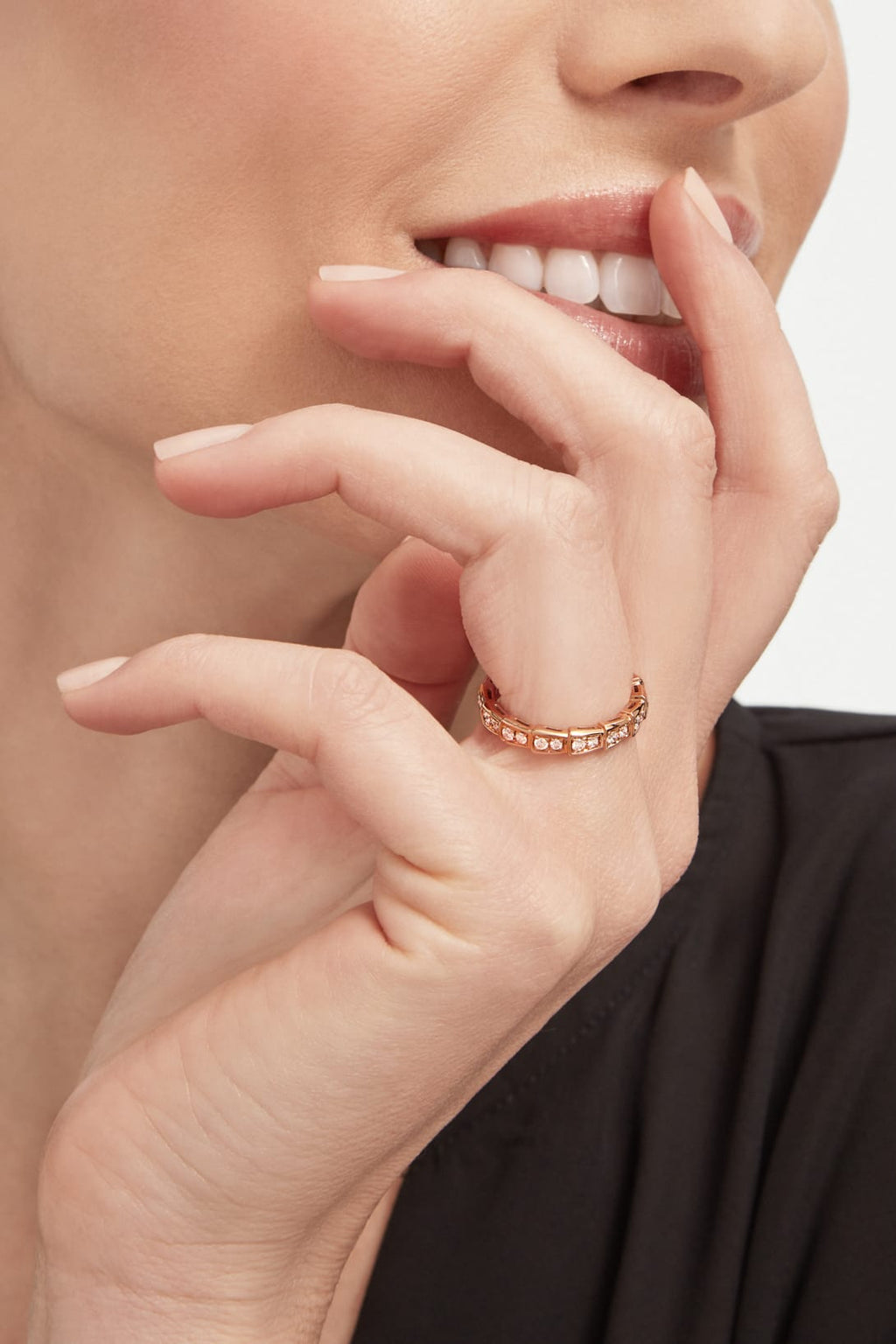 Carave Paris Geometric Diamond Eternity Band Ring