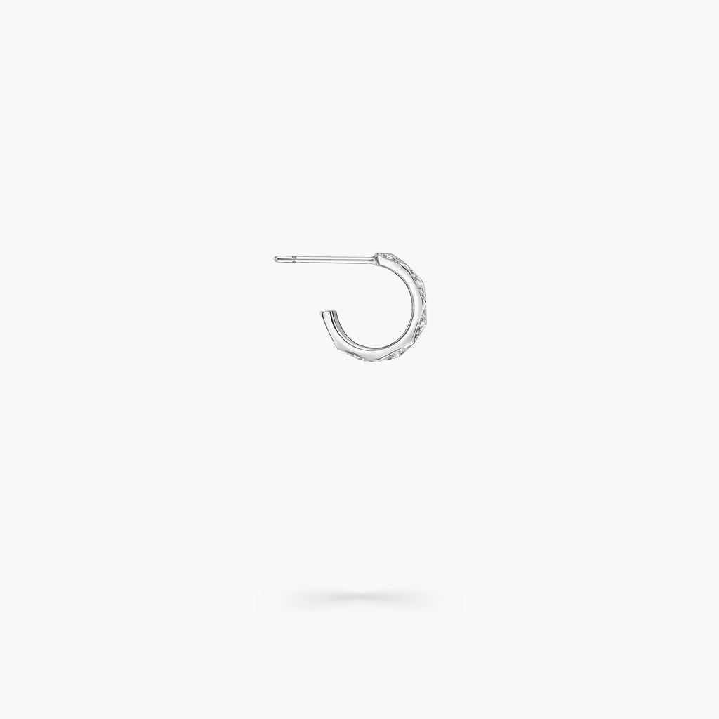 Carave Paris Geometric Diamond Huggie Earrings