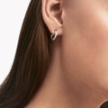 Carave Paris Geometric Diamond Huggie Earrings