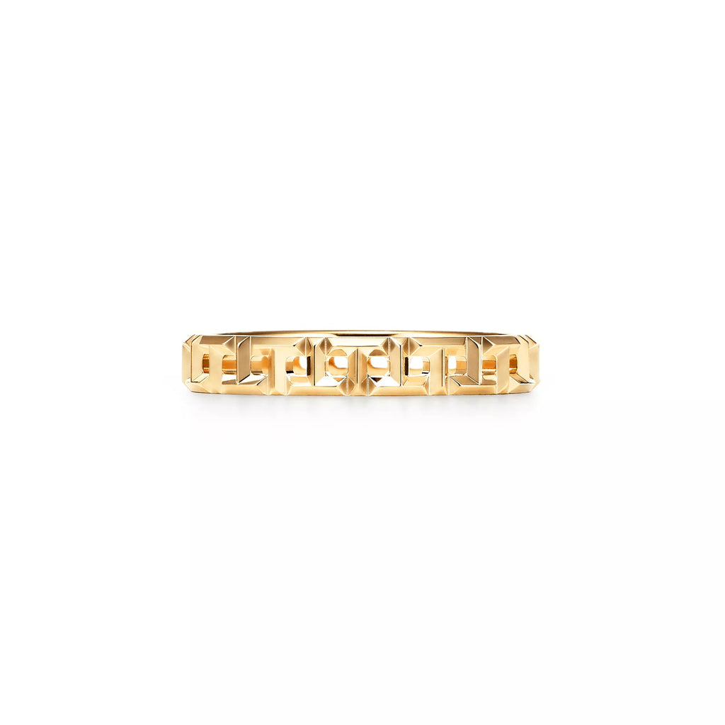 Carave Paris Geometric Faceted Eternity Band