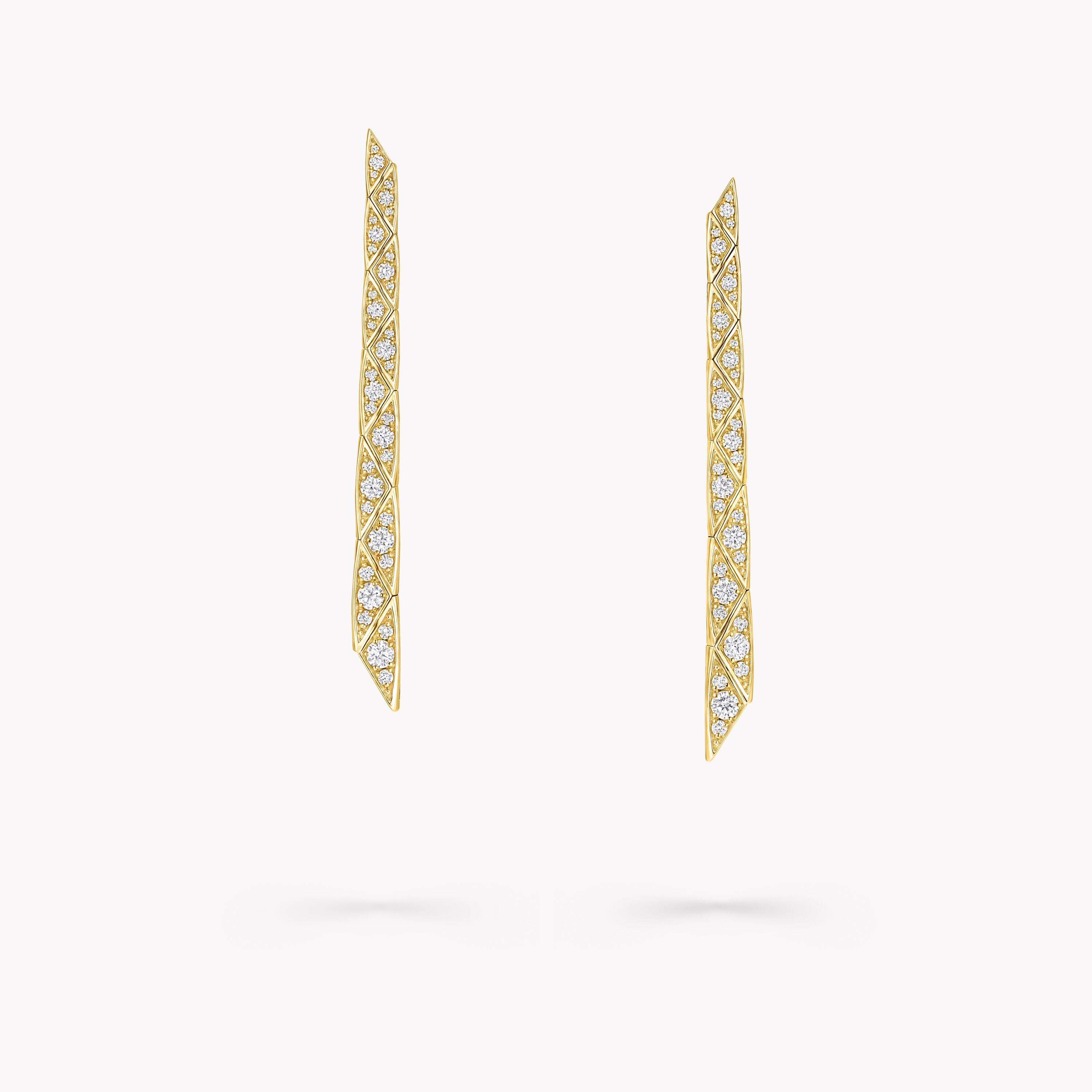 Carave Paris Geometric Pavé Bar Earrings