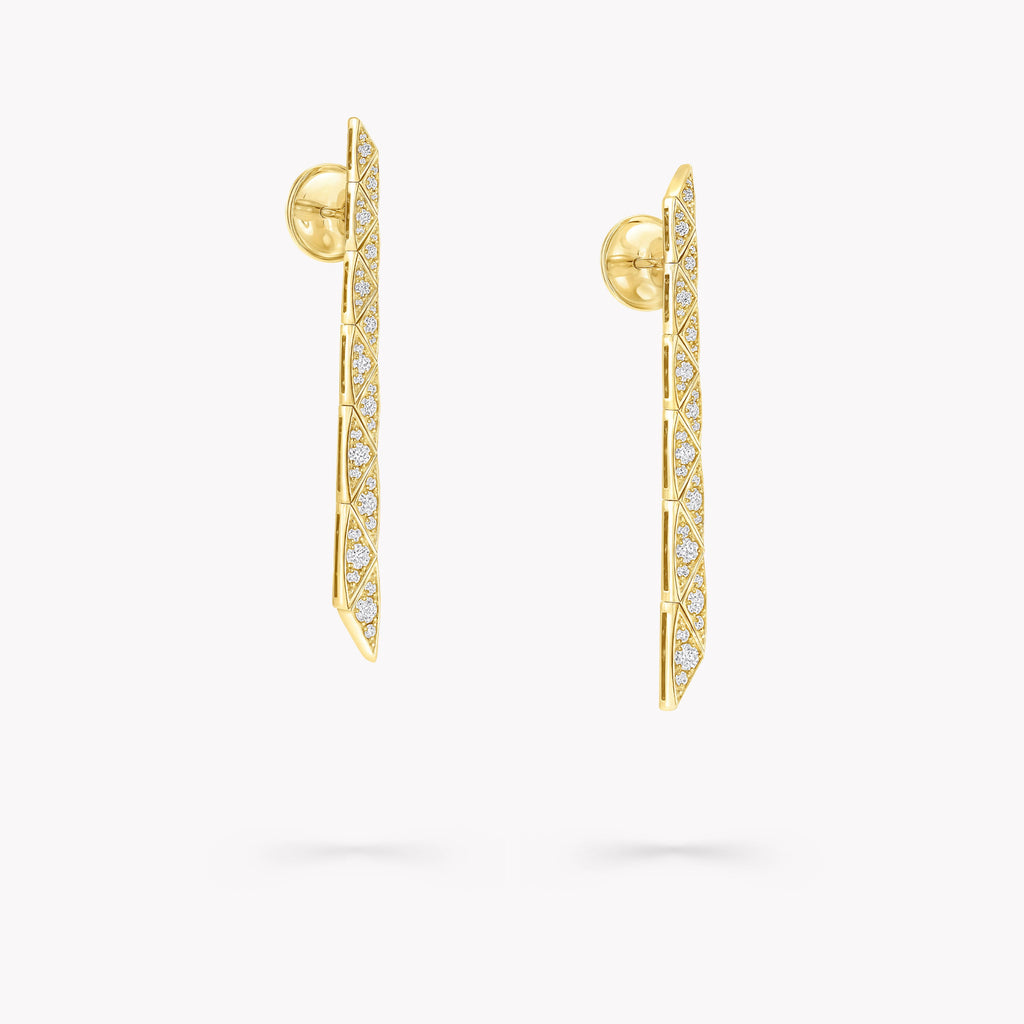 Carave Paris Geometric Pavé Bar Earrings