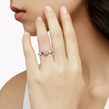 Carave Paris Geometric Round Brilliant Solitaire Diamond Ring
