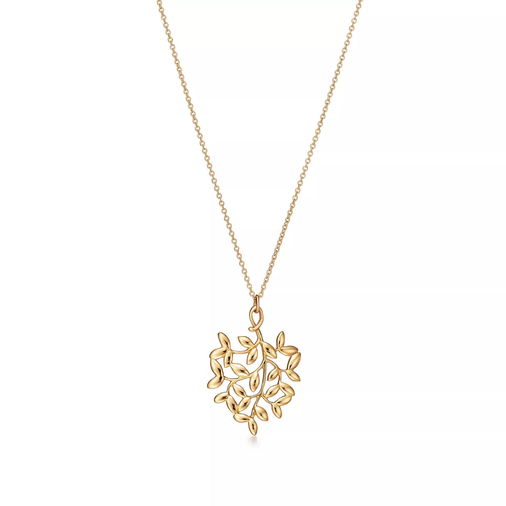 Carave Paris Botanical Cluster Pendant Necklace in Gold