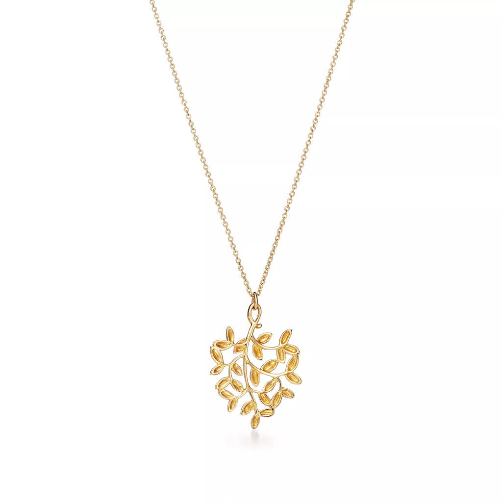 Carave Paris Botanical Cluster Pendant Necklace in Gold