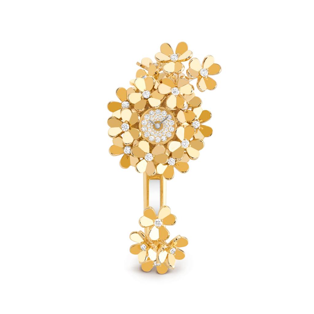 Carave Paris Golden Daisy Bloom High Jewelry Watch