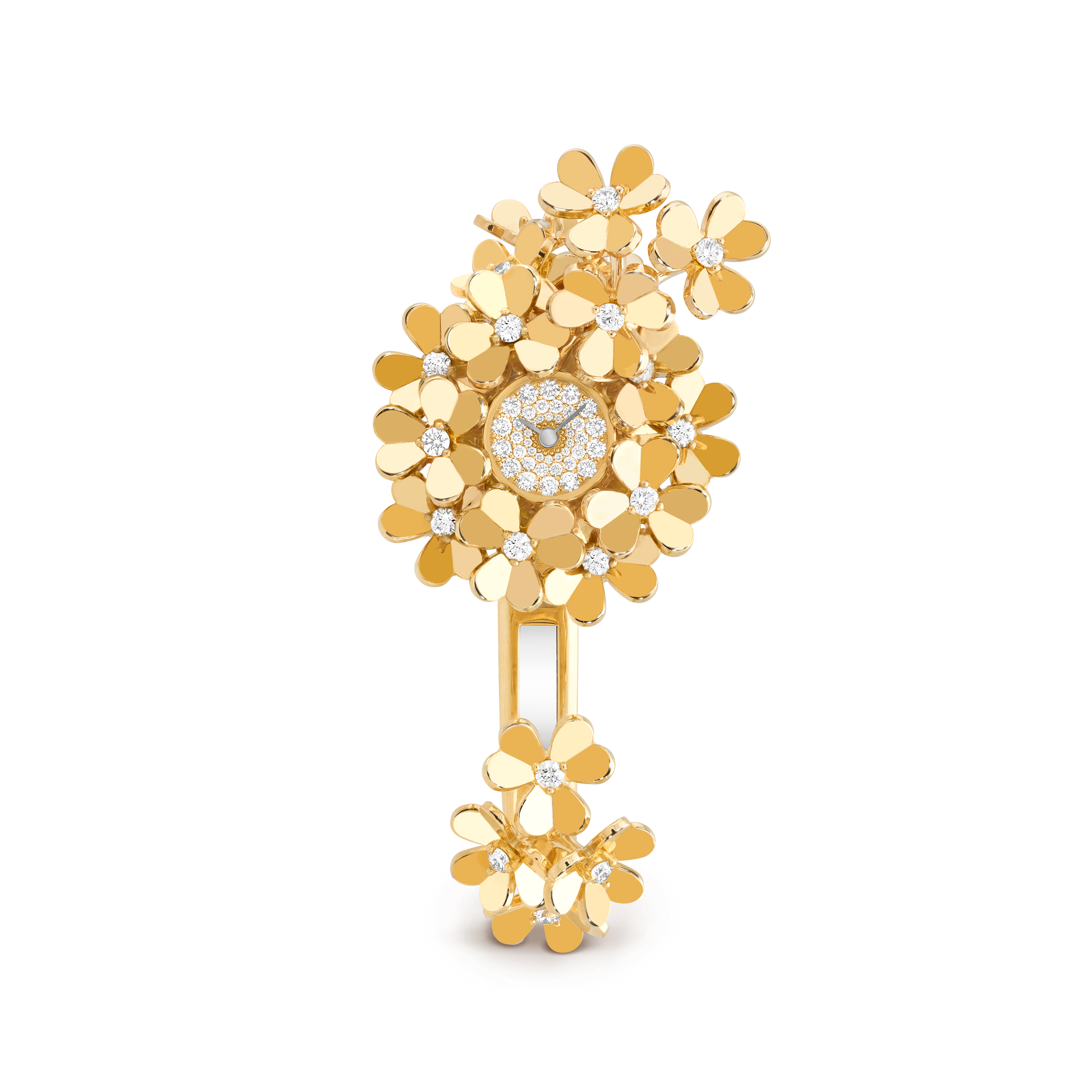 Carave Paris Golden Daisy Bloom High Jewelry Watch
