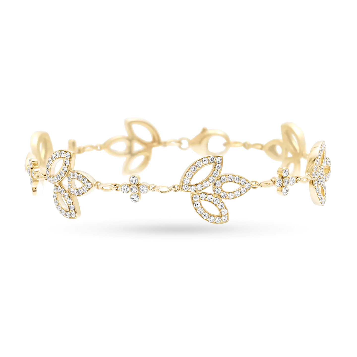 Carave Paris Golden Lily Diamond Bracelet