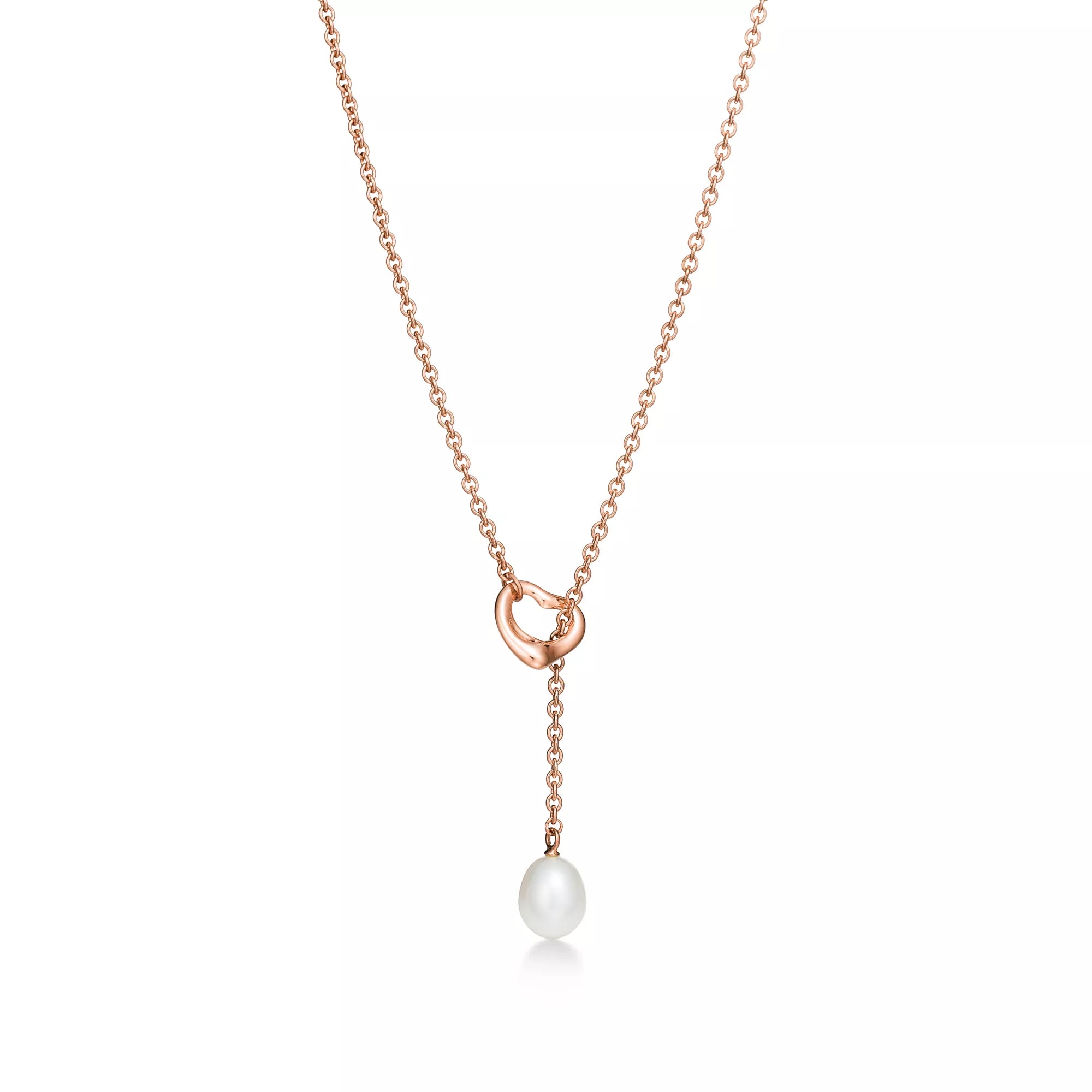 Carave Paris Golden Pearl Drop Lariat Necklace