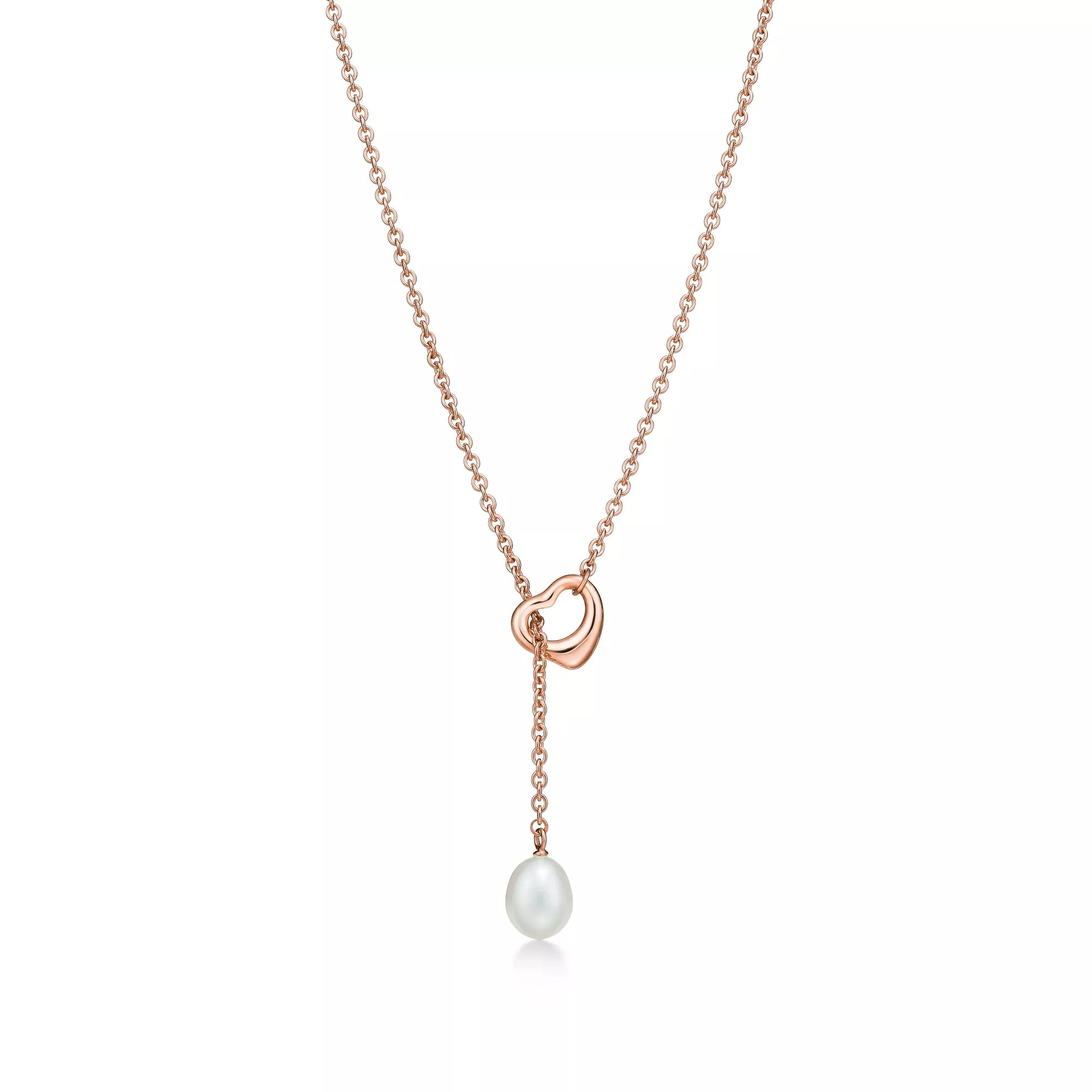 Carave Paris Golden Pearl Drop Lariat Necklace