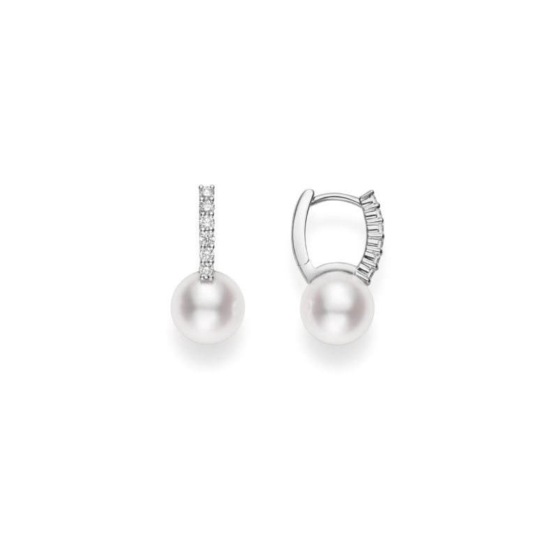 Carave Paris Golden Pearl Huggie Earrings