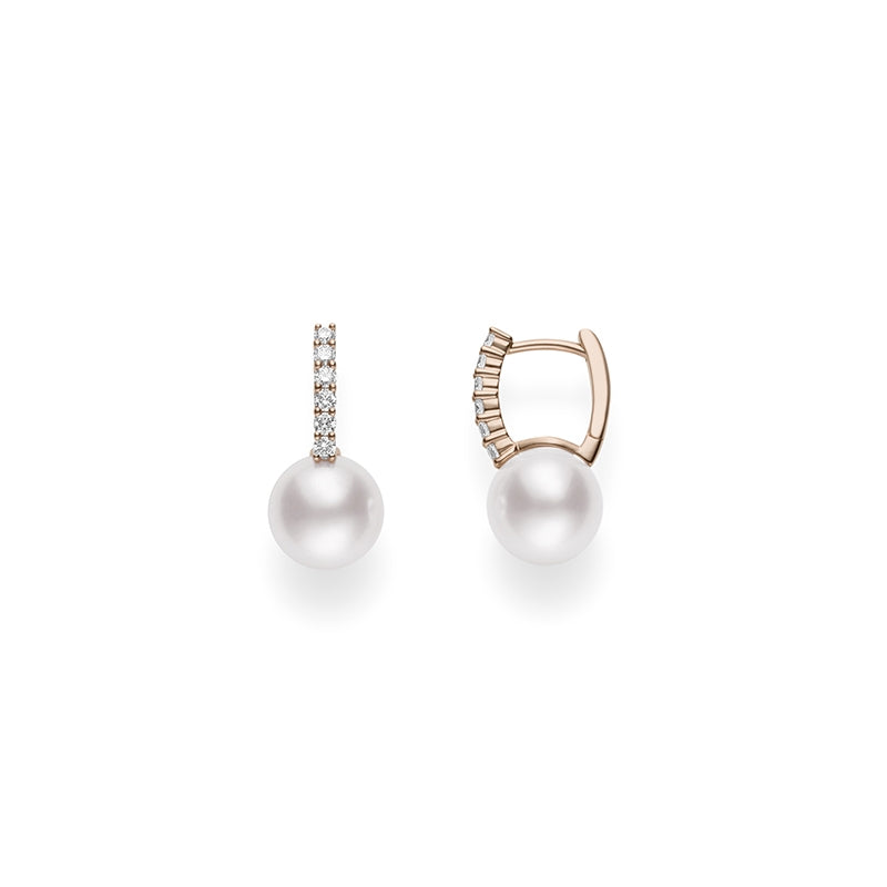 Carave Paris Golden Pearl Huggie Earrings