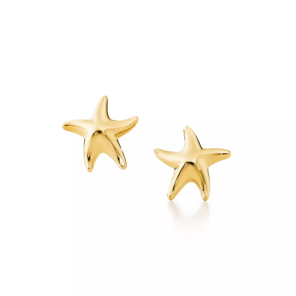 Carave Paris Golden Starfish Stud Earrings