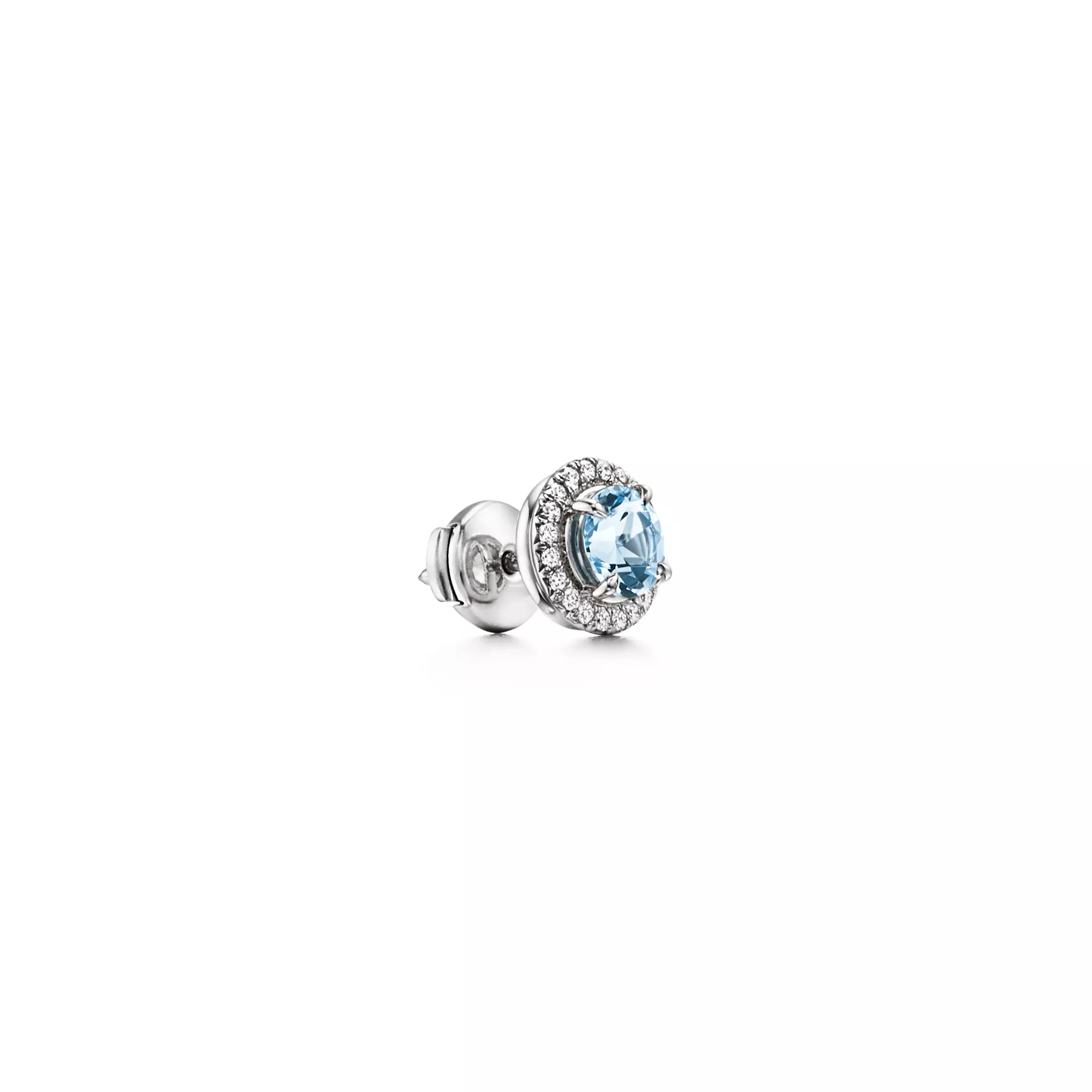 Carave Paris Halo Gemstone Stud Earrings