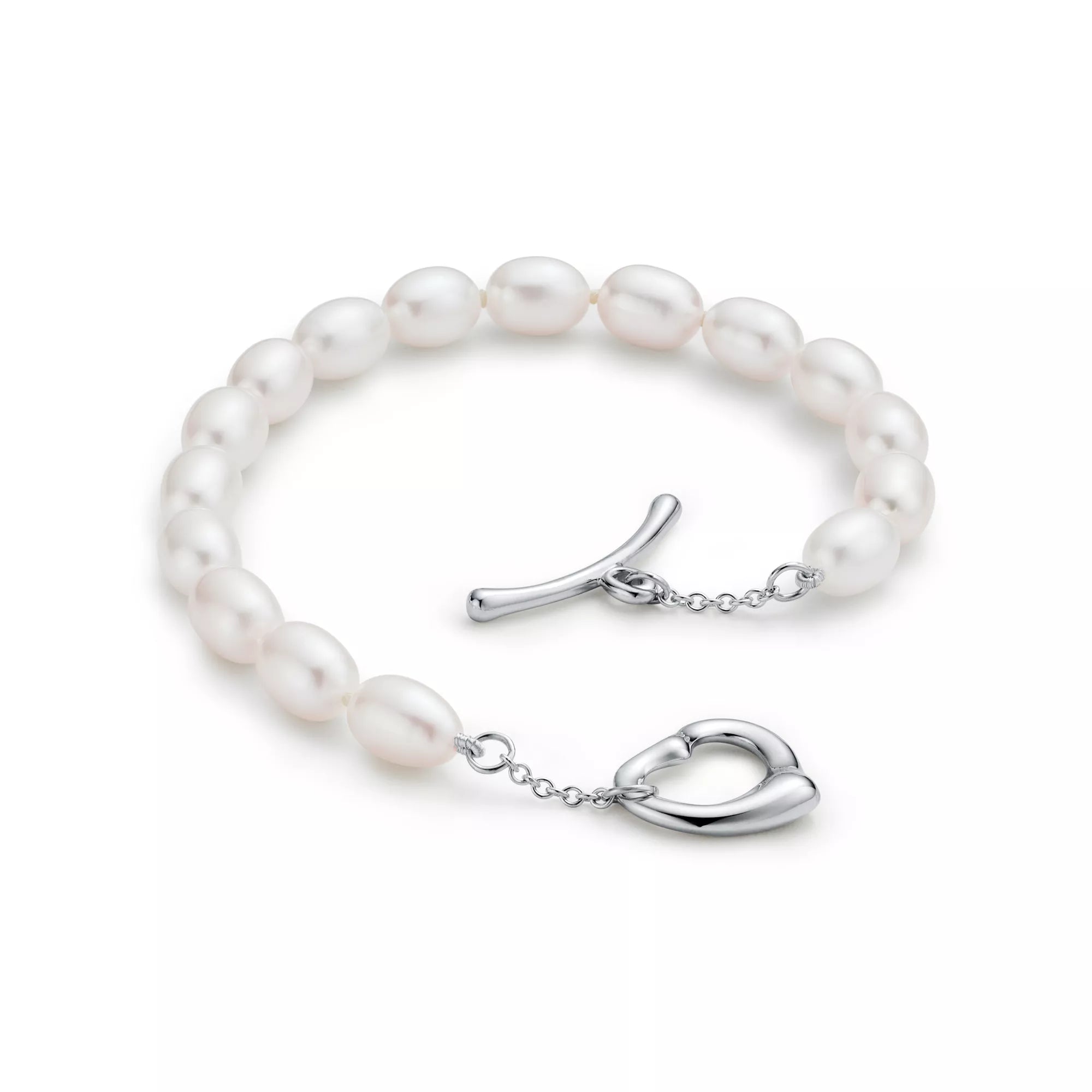 Carave Paris Heart Clasp Freshwater Pearl Bracelet