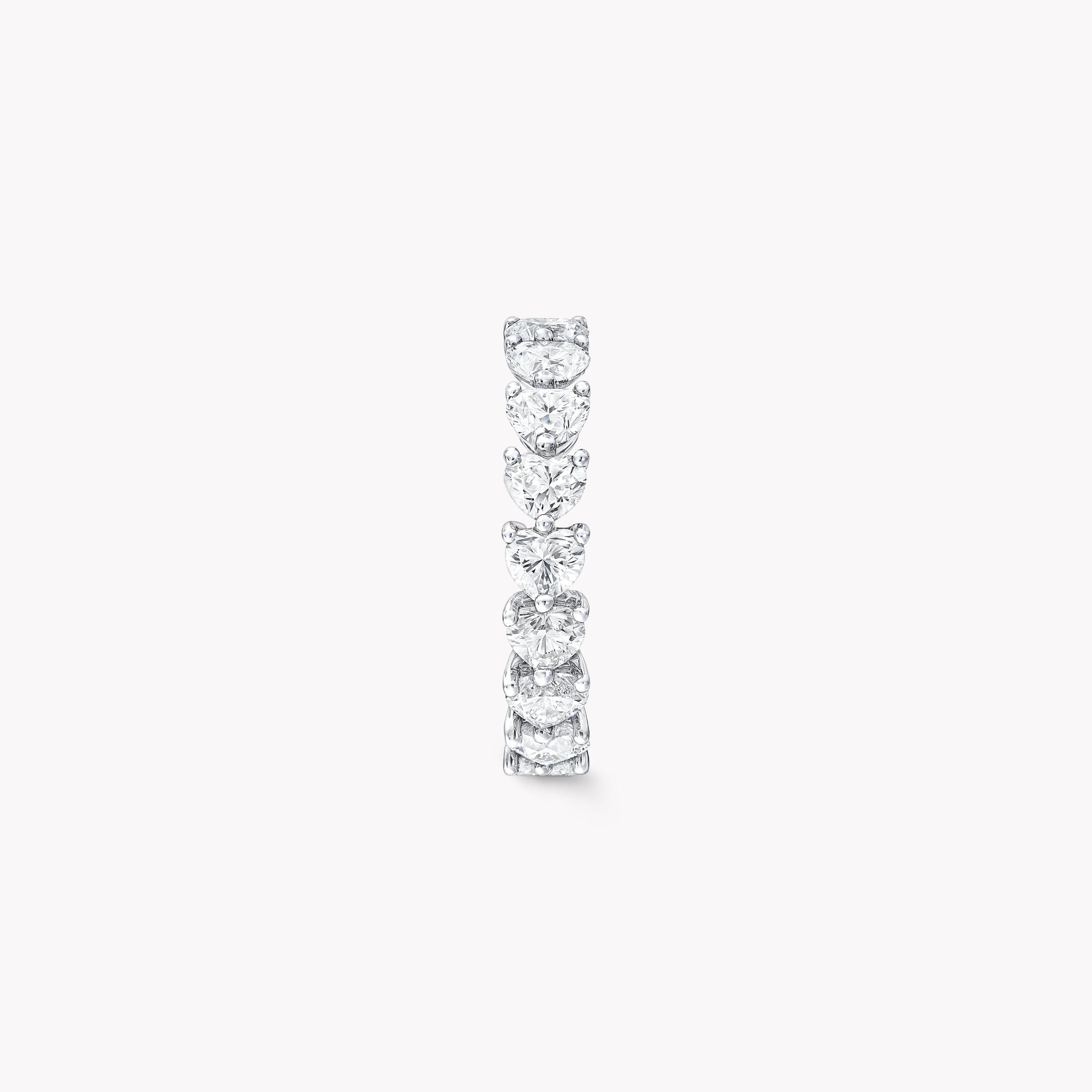 Carave Paris Heart Cut Eternity Diamond Band Ring