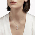 Carave Paris Heart Drop Diamond Pendant Necklace