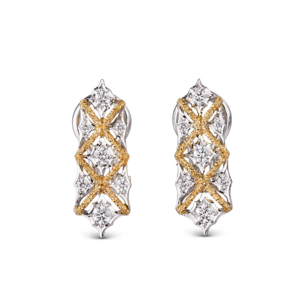 Carave Paris Imperial Lattice Diamond Earrings