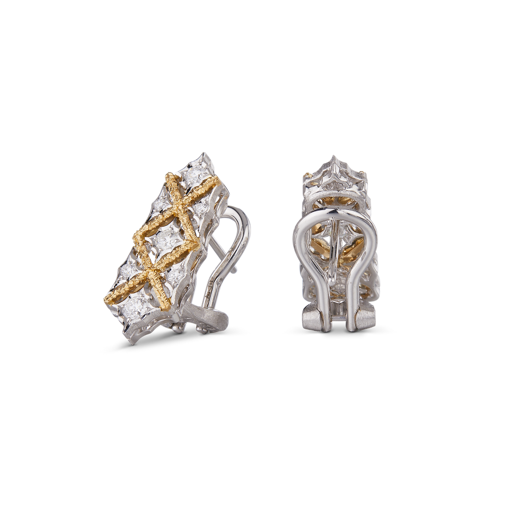 Carave Paris Imperial Lattice Diamond Earrings
