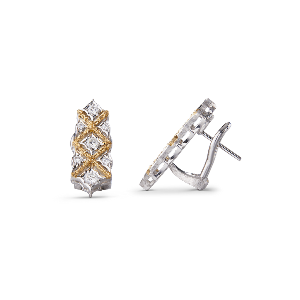 Carave Paris Imperial Lattice Diamond Earrings