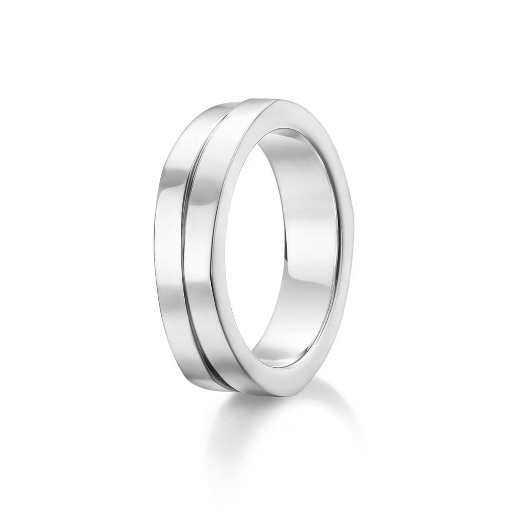 Carave Paris Infinite Platinum Wedding Band