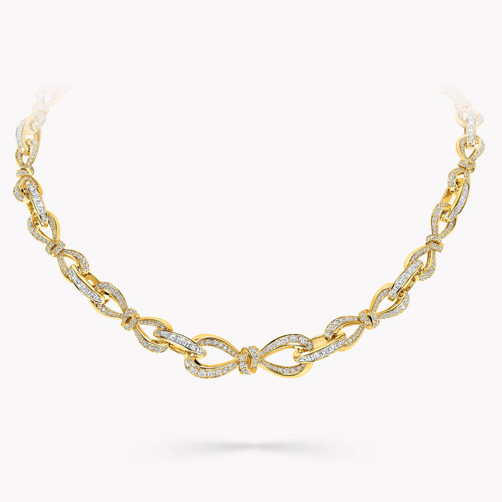 Carave Paris Infinity Diamond Link Necklace