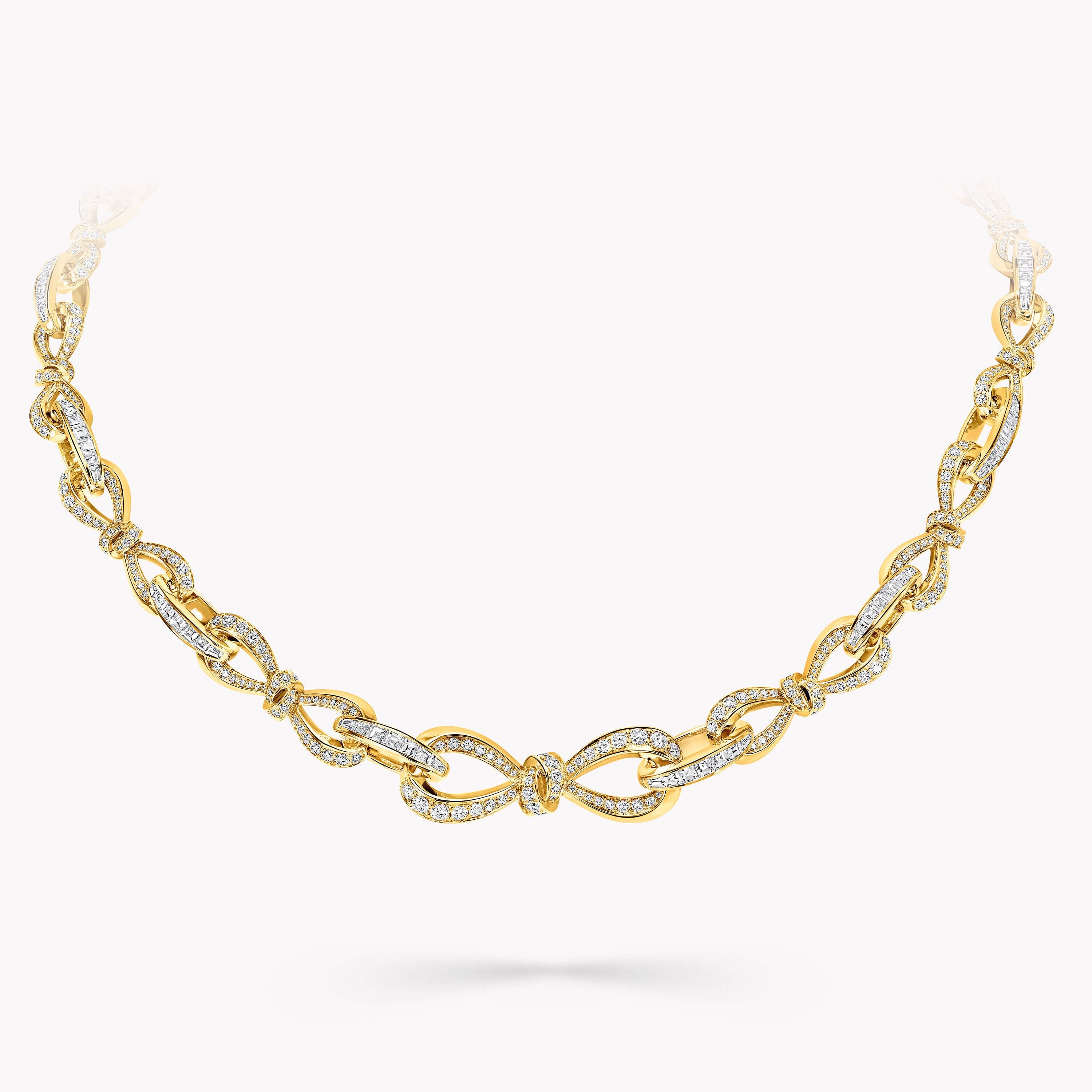 Carave Paris Infinity Diamond Link Necklace