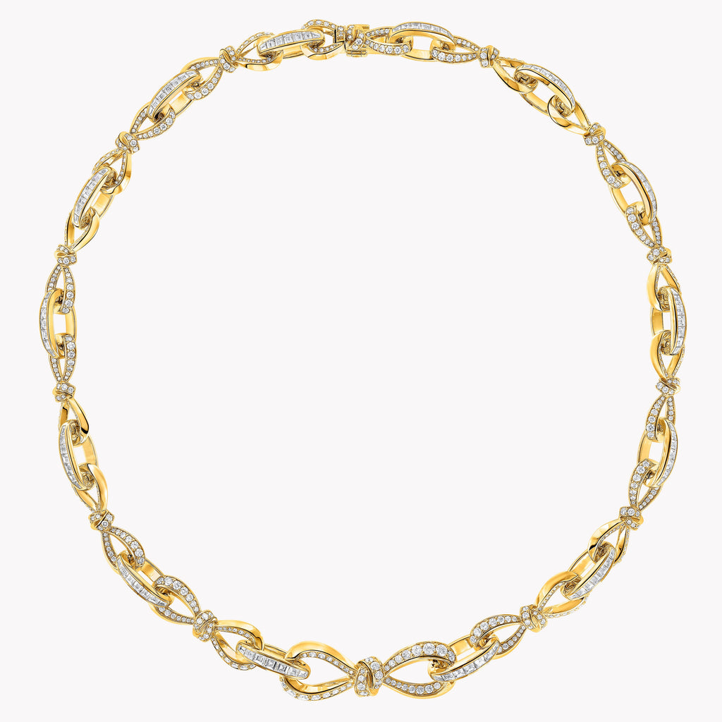 Carave Paris Infinity Diamond Link Necklace