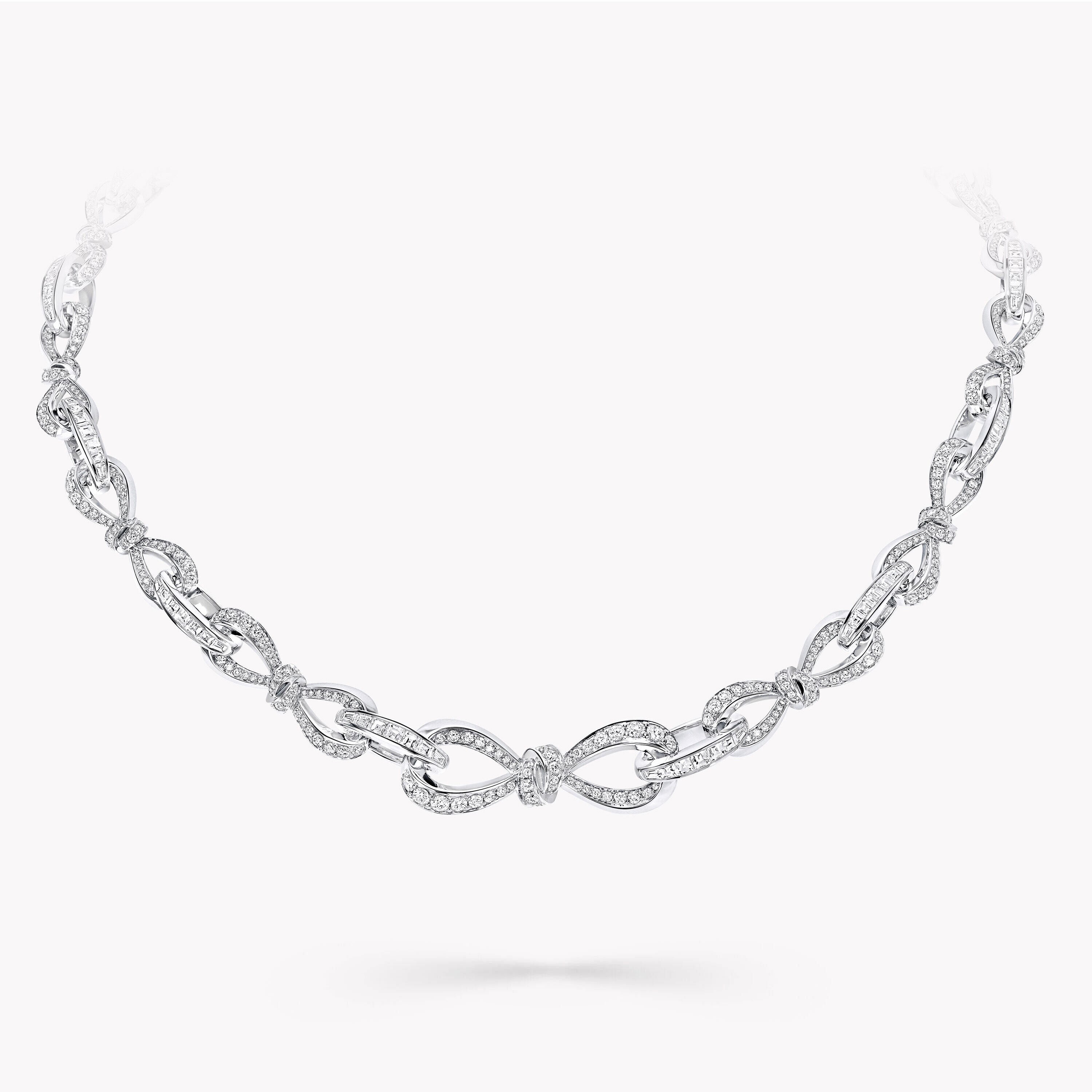 Carave Paris Infinity Pavé Link Diamond Necklace
