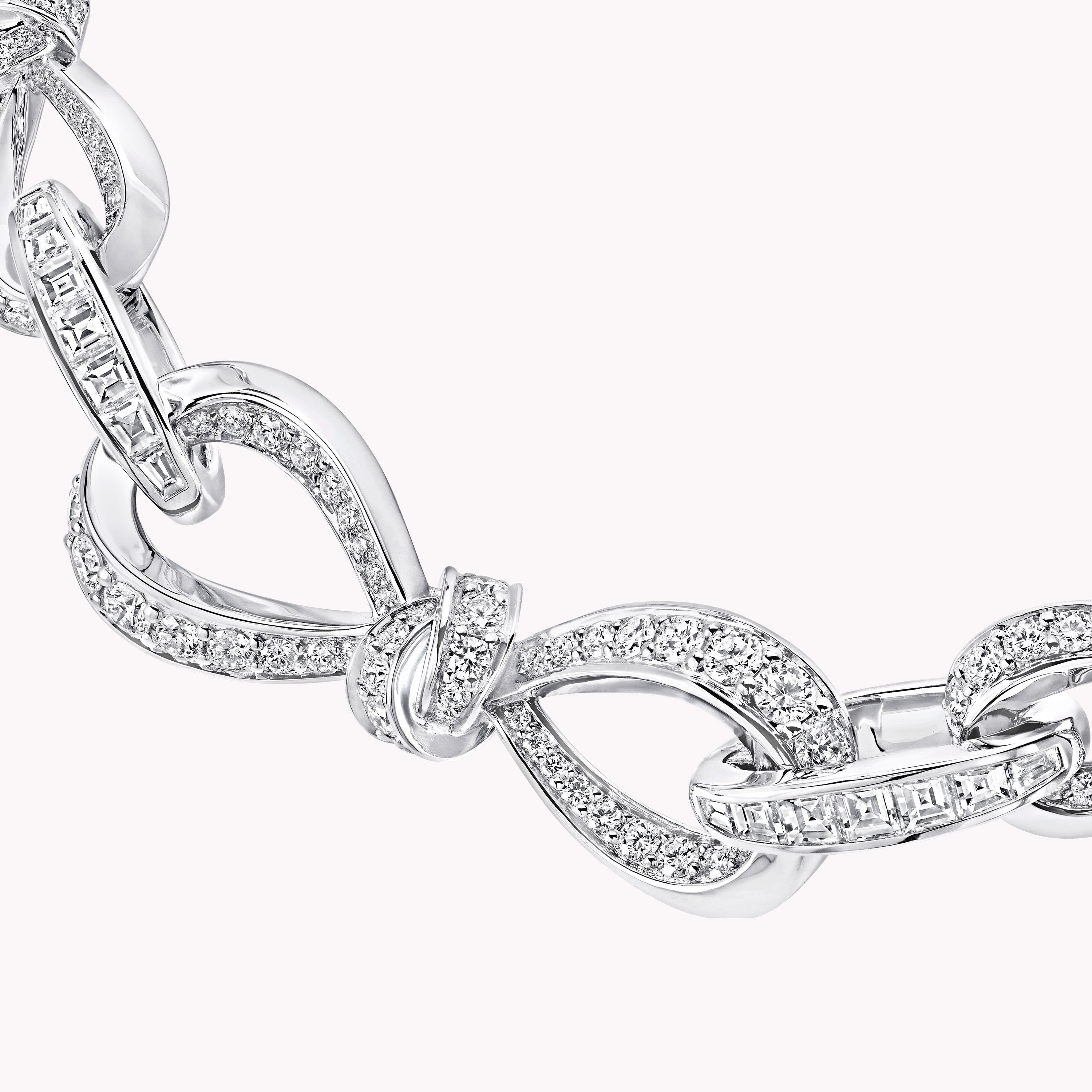 Carave Paris Infinity Pavé Link Diamond Necklace