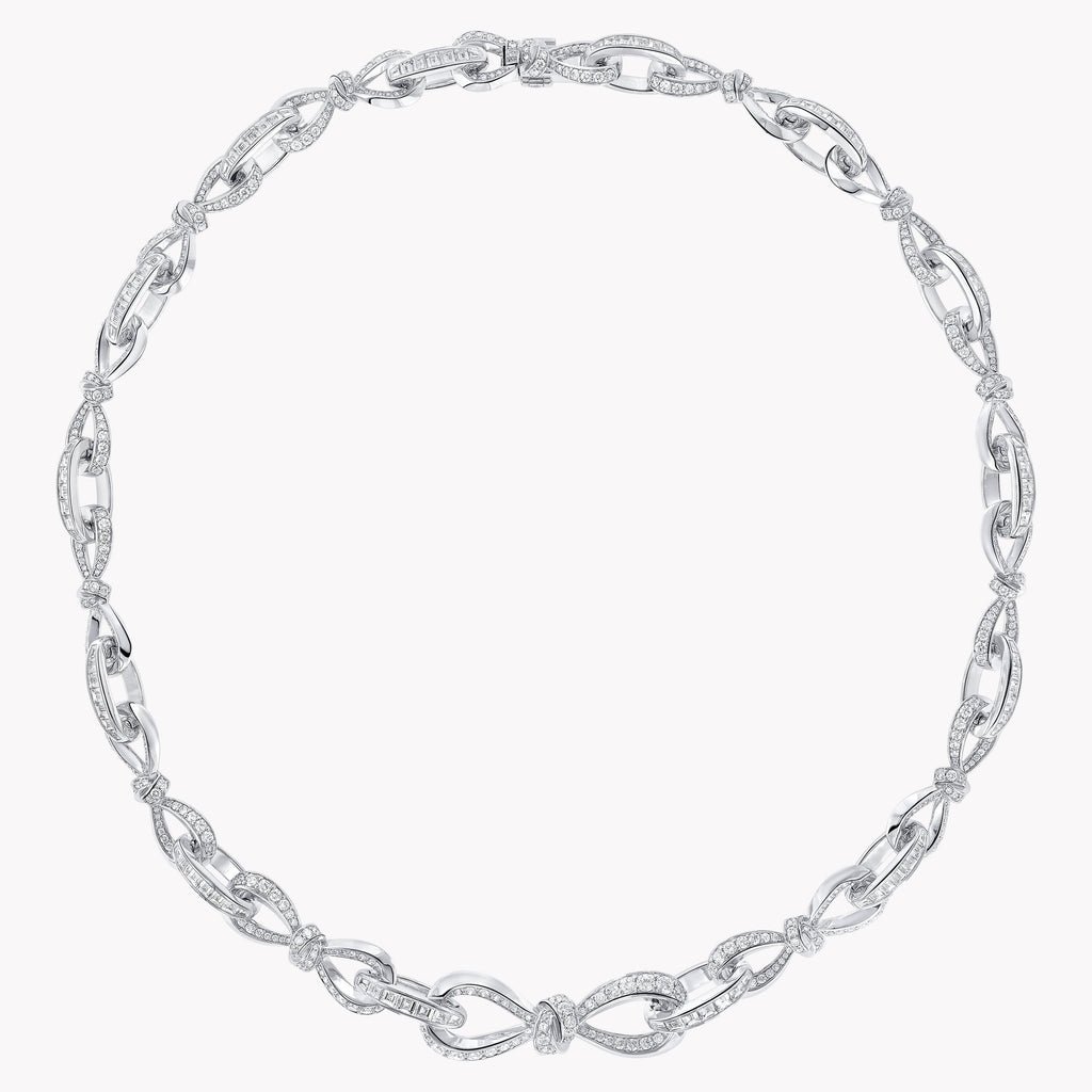 Carave Paris Infinity Pavé Link Diamond Necklace