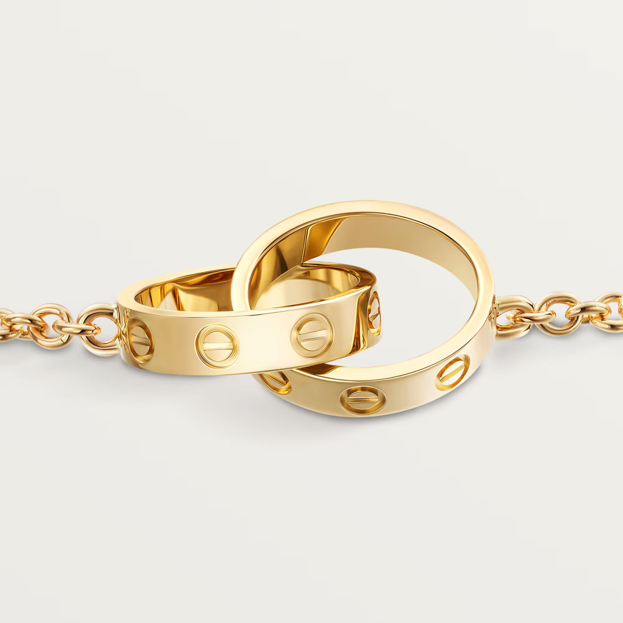 Carave Paris Interlocking Circle Chain Bracelet