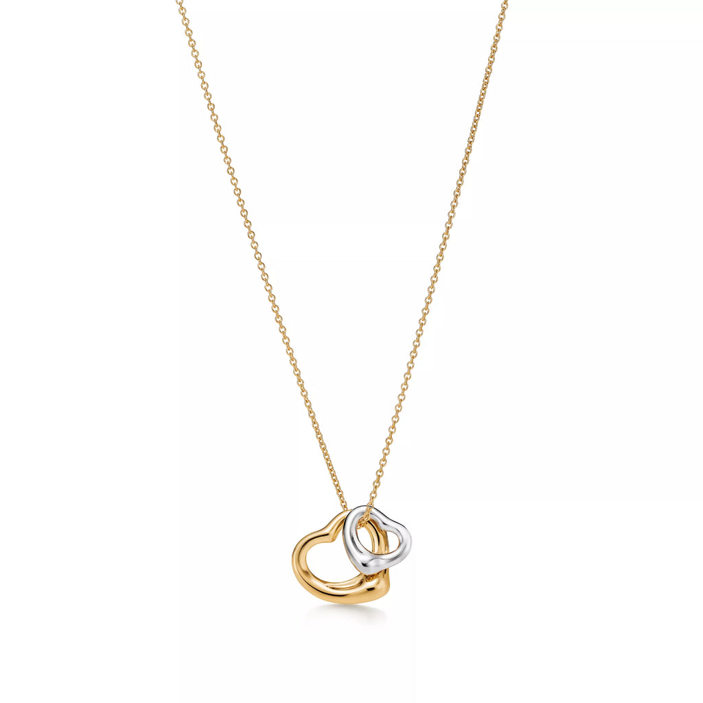 Carave Paris Interlocking Double Ring Pendant Necklace