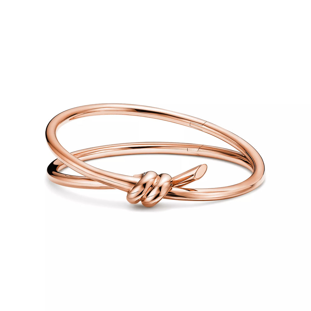 Carave Paris Knot Nail Rose Gold Bangle for Men