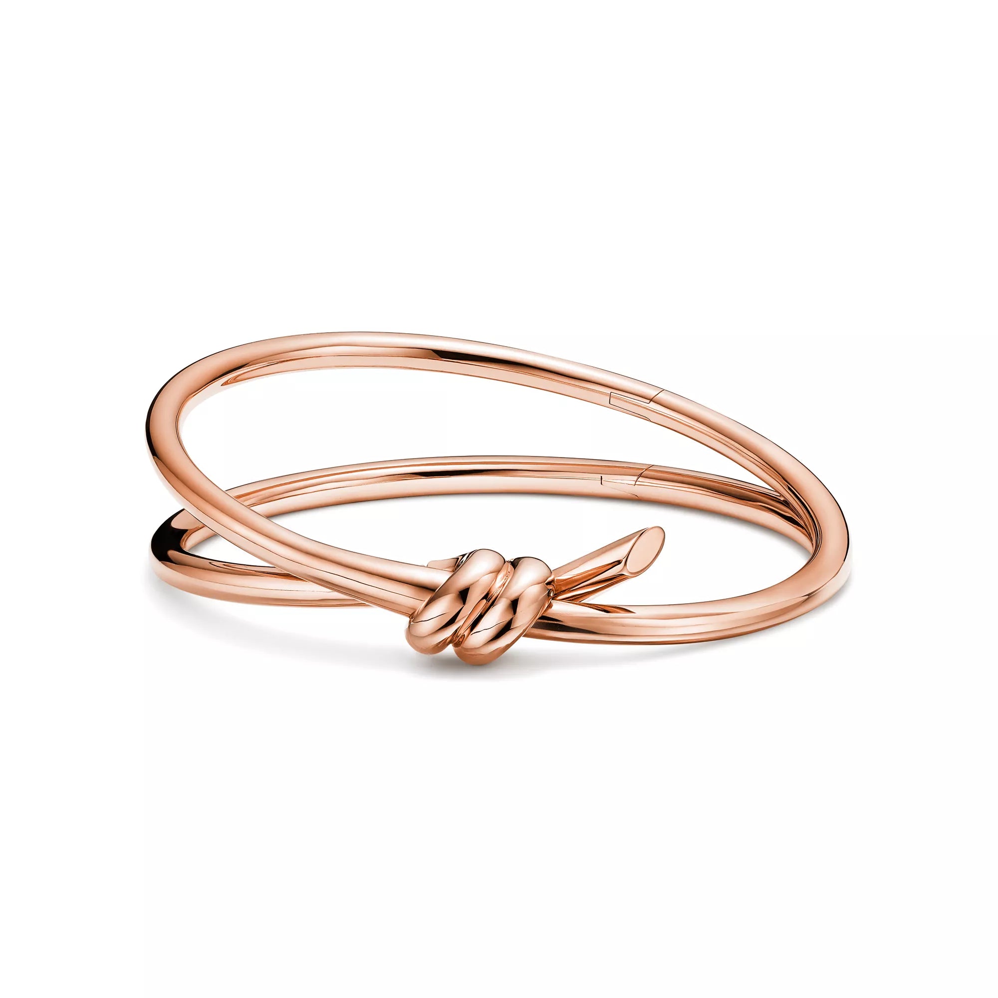Carave Paris Knot Nail Rose Gold Bangle for Men